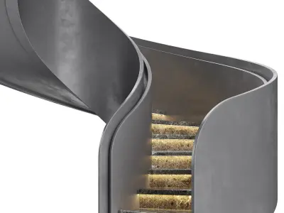 Spiral staircase 13 3D model