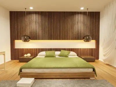 BED ROOM Free low-poly 3D model