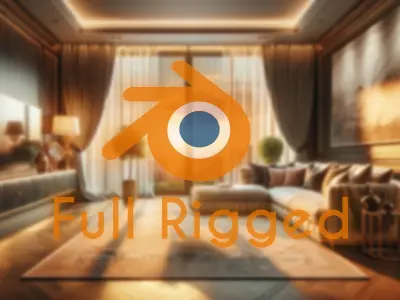 Mystery Meower  Majestic Cat 3D Low-poly 3D model