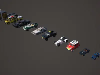 LEGO Car Package 3D model