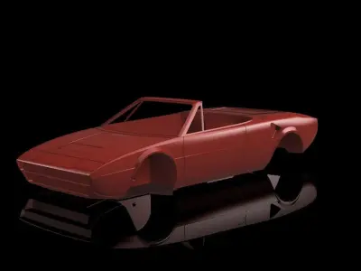 Ferrari Dino 208 gt4 spider  bodywork 3D print model