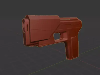 Sci Fi Gun Free low-poly 3D model