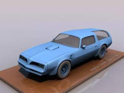 Pontiac Firebird Trans AM Type K 1977 3D print model