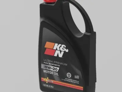 OIL QUART AND GALLON WITH DECAL FOR SCALE AUTOS AND DIORAMAS 3D print model