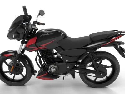Bajaj Pulsar 150 Low-poly 3D model