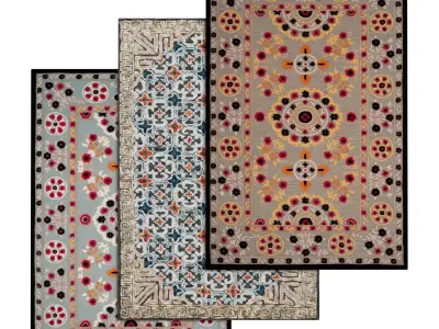Rug Set 2024 3D model