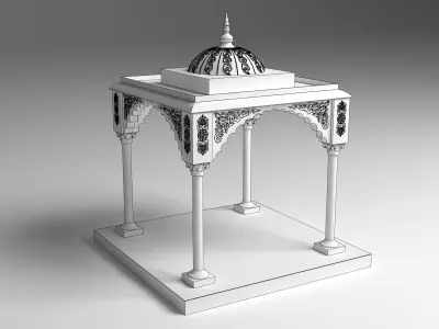 Indian Palace Canopy 3D model