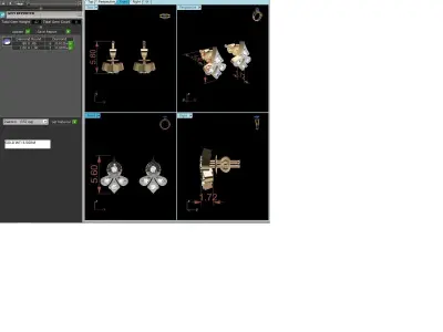 Women Earring 3D print model