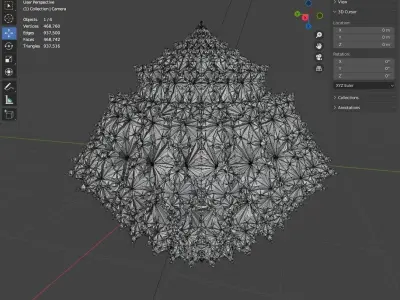 religion kaleidoscope decorative accessories 3D model