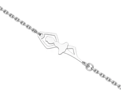 Ballerina pendant and bracelet  3D print model