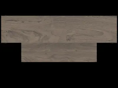 5 Hooks Entryway Storage Bench 3D model