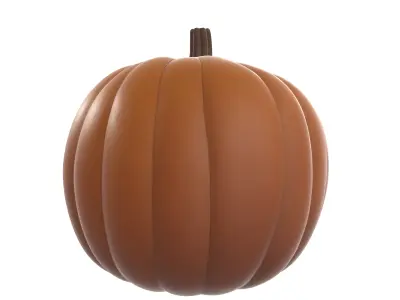 Pumpkin Skull Halloween Decoration Spooky Gothic Jack 3D print model