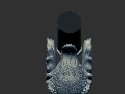 Wine holder Parrot 3D print model