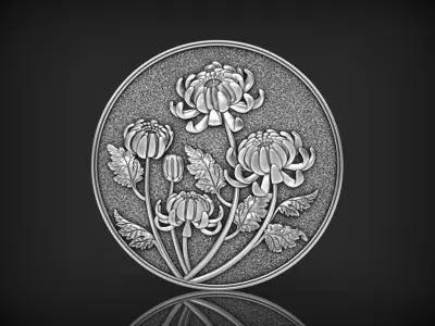 Chrysanthemum Pendant 3D print model