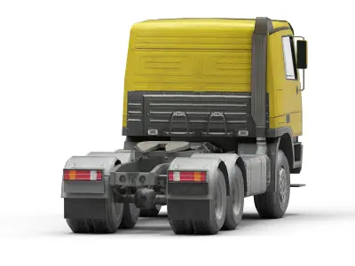 Heavy truck Low-poly 3D model by megagers