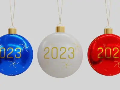 New Year Toys Low-poly 3D model