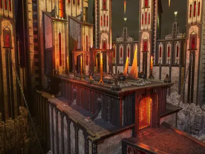 Chambers Of Pain Low-poly 3D model