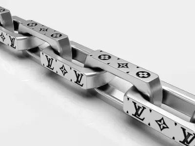 louis vuitton chain 3D print model