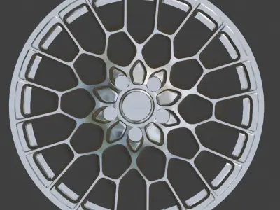 Aston Martin DBS 770 Ultimate Volante OEM Wheels 3D Print Ready  3D print model