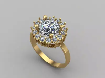 Women Ring 3DM Womens Ring 3d models 3D print model 3D print model order