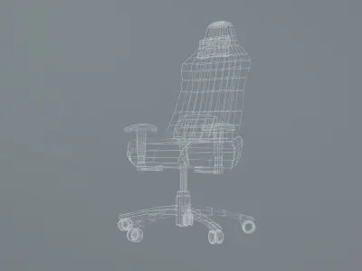 Gaming Chair Game Ready Low-poly 3D model