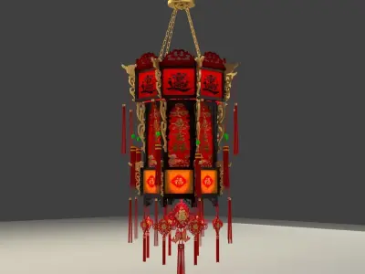 Chinese palace lantern 3D model