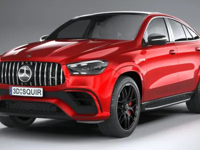 Mercedes-Benz GLE 63 AMG Coupe 2024 3D model