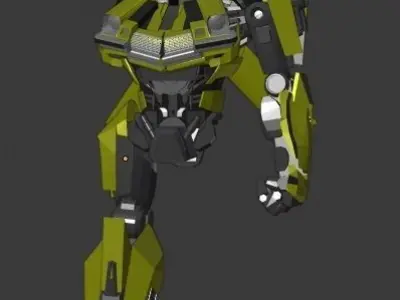 Bumblebee ROTB Pepakura Foam Unfold 3D model