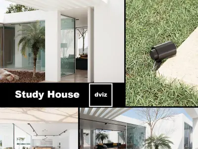  Realistic House Archviz UE4 Project Low-poly 3D model