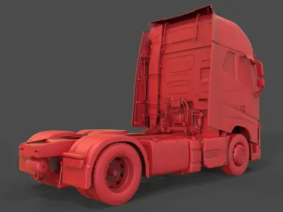 Volvo FH4  3D print model