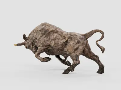 Cow sculpture 3D model