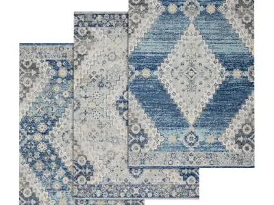 Rug Set 2093 3D model