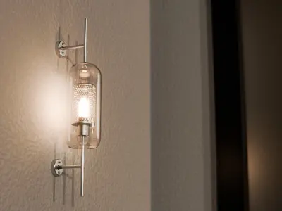 light fixture Low-poly 3D model