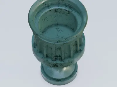 Garden urn planter26 3D model