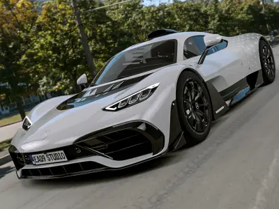 Mercedes AMG Project ONE 2023 3D model