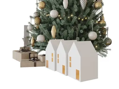 Christmas decorative set 3D model order