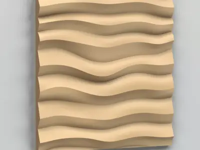 Wall Panel 002 3D model