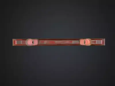 Old Torii Gate Low-poly 3D model