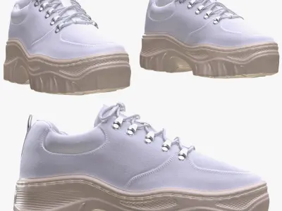 Sneakers 187 - All MH Bodies - UE5 Skeletons - Rigged Low-poly 3D model