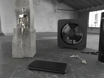 CULLINAN - Luxury Abstract Table 3D model