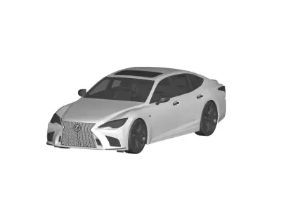 Lexus LS500h  3D model
