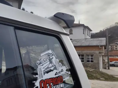 Mitsubishi Pajero spoiler enplate 3D print model