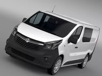 Vauxhall Vivaro MultiVan EcoFlex 2017 3D model