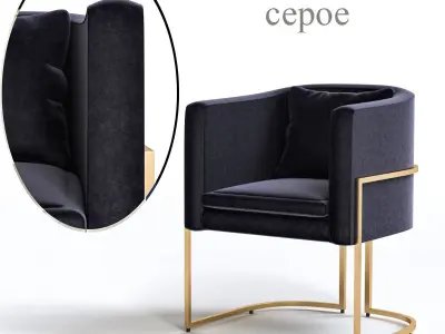 Julius armchair 3D model