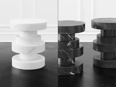 Apollo Stool 3D model