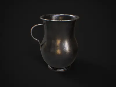 Tankard Low-poly 3D model