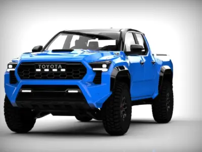 Toyota Tacoma TRD PRO 2024  Low-poly 3D model