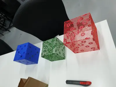 Snowflake Box 3D print model
