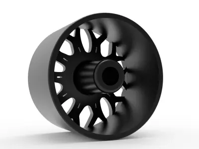 fuel off road TWITCH wheel 3d print model 3D print model