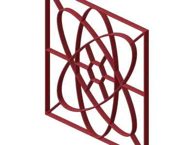 Plastic Fabulous Window Grill Toy 3D model